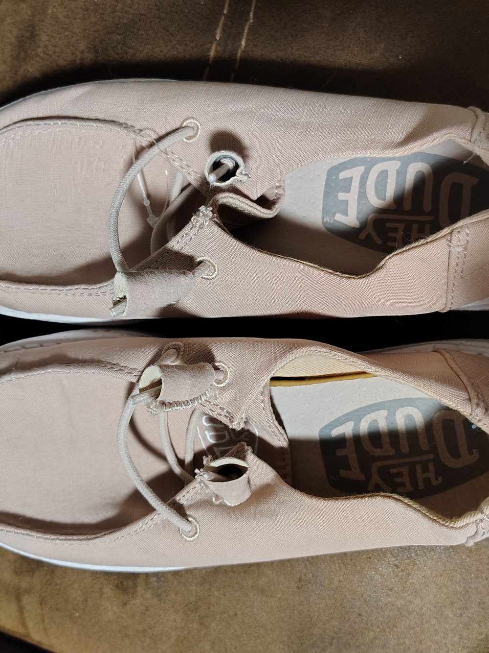 Hey Dude kids Lightweight Slip-On Sneakers in Pale Pink